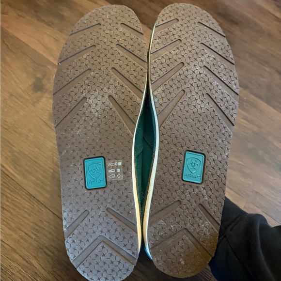 Ariat Women’s Cruiser Teal Suede Serape Southwestern Casual Shoes Size 9 - Picture 8 of 9